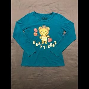 Long sleeve happy bear T-shirt